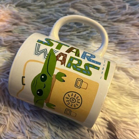 Grogu Star Wars XL Coffee Mug ~ PRECIOUS CARGO pregnancy cup LUCASFILM Baby Yoda - Picture 6 of 6